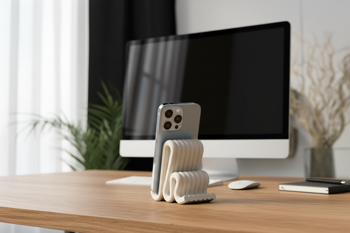 Mobilholder til skrivebord – stilrent stativ